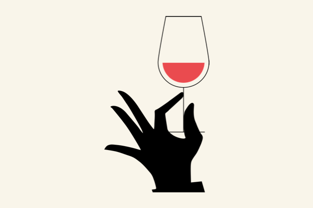 Functie steel aan wijnglas